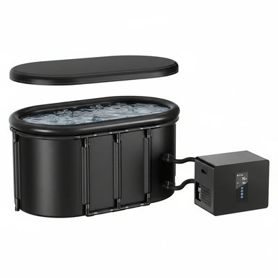 1/3HP Ice Bath Chiller & 148-Gallon Cold Plunge Tub Bundle