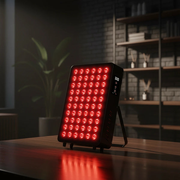 Red Light Therapy Panel – 660nm & 850nm with Stand & Timer
